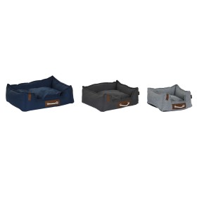 Pet bed DKD Home Decor Navy Blue Light grey Dark grey 68 x 59 x 20 cm by DKD Home Decor, Beds - Ref: S3044985, Price: 63,37 €...