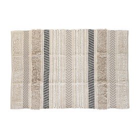 Teppich DKD Home Decor 180 x 120 x 1 cm Schwarz Beige Baumwolle Boho von DKD Home Decor, Teppiche - Ref: S3045002, Preis: 82,...