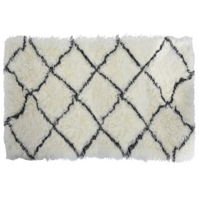 Carpet DKD Home Decor 160 x 230 x 5 cm Polyester White Rhombus by DKD Home Decor, Rugs - Ref: S3045030, Price: 148,03 €, Disc...