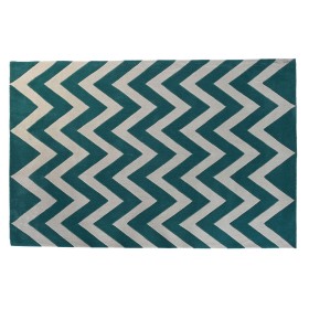 Tapete DKD Home Decor 160 x 230 x 2 cm Poliéster Zig-zag Duas cores de DKD Home Decor, Tapetes infantis - Ref: S3045039, Preç...