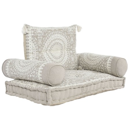 Armchair DKD Home Decor White Beige 90 x 56 x 15 cm | Tienda24 - Global Online Shop Tienda24.eu