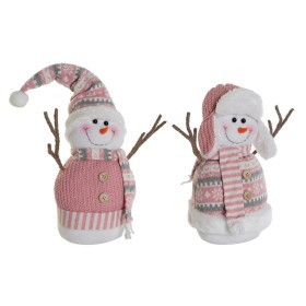 Décorations de Noël Joy Chaussette de Noël Blanc Tissu 28 x 4 x 46 cm (12 Unités) | Tienda24 - Global Online Shop Tienda24.eu