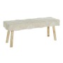 Banqueta DKD Home Decor Branco Natural Madeira 120 x 50 x 40 cm de DKD Home Decor, Cadeiras - Ref: S3052586, Preço: 126,40 €,...