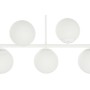 Lampadario DKD Home Decor 98 x 45 x 30 cm Cristallo Metallo Bianco 50 W di DKD Home Decor, Plafoniere - Rif: S3052594, Prezzo...