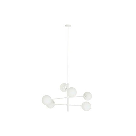 Candeeiro de teto DKD Home Decor 96 x 73 x 50 cm Cristal Metal Branco 50 W | Tienda24 - Global Online Shop Tienda24.eu