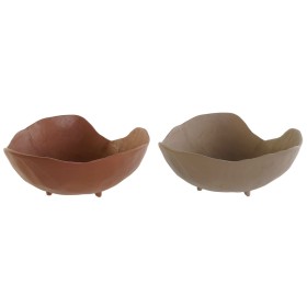 Centro de mesa DKD Home Decor Bege Terracota Urbana 27 x 27 x 11 cm (2 Unidades) de DKD Home Decor, Adornos - Ref: S3052616, ...