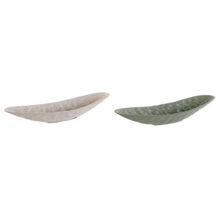 Centro de mesa DKD Home Decor Branco Verde Urbana 59 x 17 x 11 cm (2 Unidades) de DKD Home Decor, Adornos - Ref: S3052620, Pr...