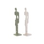 Decorative Figure DKD Home Decor White Green 9 x 9 x 40 cm (2 Units) | Tienda24 - Global Online Shop Tienda24.eu