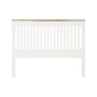 Cabecero de Cama DKD Home Decor Blanco Marrón Acacia Madera de mango 165 x 3 x 135 cm de DKD Home Decor, Camas, estructuras y...