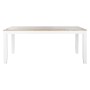 Tavolo da Pranzo DKD Home Decor Bianco Marrone Legno di acacia Legno di mango 200 x 100 x 80 cm di DKD Home Decor, Tavoli da ...