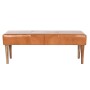 Banqueta DKD Home Decor Camel Madeira 122 x 41 x 46 cm | Tienda24 - Global Online Shop Tienda24.eu