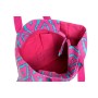 Sac de plage DKD Home Decor Bleu Vert Orange Fuchsia 55 x 14 x 35 cm (3 Unités) de DKD Home Decor, Sacs en toile et de plage ...