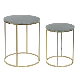 Set di 2 tavoli DKD Home Decor Verde Dorato 46 x 46 x 58 cm di DKD Home Decor, Tavoli - Rif: S3052662, Prezzo: 137,21 €, Scon...