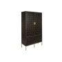 Cupboard DKD Home Decor 100 x 40 x 175 cm Black Metal Acacia by DKD Home Decor, Sideboards - Ref: S3052667, Price: 768,50 €, ...