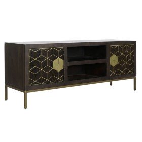 Meubles de télévision DKD Home Decor 140 x 40 x 55 cm Noir Métal Acacia de DKD Home Decor, Tables et supports de télévision -...