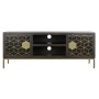 Mobile TV DKD Home Decor 140 x 40 x 55 cm Nero Metallo Acacia di DKD Home Decor, Tavoli e porta TV - Rif: S3052669, Prezzo: 4...