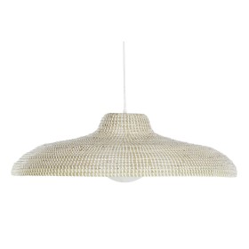 Candeeiro de teto DKD Home Decor Branco Natural Marrom claro Cristal 50 W 70 x 70 x 20 cm de DKD Home Decor, Iluminação de te...