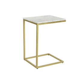 Mesa auxiliar DKD Home Decor 40 x 46 x 65 cm Dorado Blanco Mármol Hierro de DKD Home Decor, Mesas - Ref: S3052707, Precio: 82...