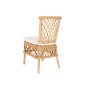 Silla DKD Home Decor Blanco Natural 45 x 55 x 85 cm 45 x 55 x 90 cm 47 x 58 x 90 cm de DKD Home Decor, Sillas - Ref: S3052719...