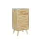 Schubladenschrank DKD Home Decor natürlich Kautschukholz Paulonia-Holz Holz MDF 40 x 30 x 78 cm von DKD Home Decor, Kommoden ...