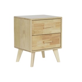 Nachttisch DKD Home Decor natürlich Kautschuk Paulonia-Holz Holz MDF 40 x 30 x 48 cm von DKD Home Decor, Nachttische - Ref: S...