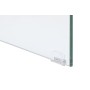 Secretária DKD Home Decor Branco Transparente Cristal Madeira MDF 120 x 50 x 76 cm de DKD Home Decor, Secretárias e mesas par...