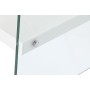 Secretária DKD Home Decor Branco Transparente Cristal Madeira MDF 120 x 50 x 76 cm de DKD Home Decor, Secretárias e mesas par...