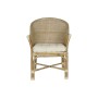 Armchair DKD Home Decor White Brown 66 x 50 x 90 cm by DKD Home Decor, Armchairs - Ref: S3052776, Price: 165,37 €, Discount: %