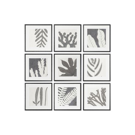 Cadre DKD Home Decor 40 x 4 x 40 cm Feuille d'une plante Urbaine (9 Unités) | Tienda24 - Global Online Shop Tienda24.eu