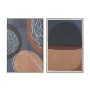 Pintura DKD Home Decor Abstrato Urbana 84 x 4,5 x 123 cm (2 Unidades) de DKD Home Decor, Impressões sobre tela - Ref: S305280...