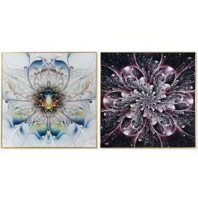 Cadre DKD Home Decor 80 x 3 x 80 cm (2 Unités) de DKD Home Decor, Impressions sur toile - Réf : S3052815, Prix : 134,08 €, Re...