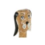 Figura Decorativa DKD Home Decor Blanco Marrón Perro Tropical 80 cm 16 x 9 x 100 cm de DKD Home Decor, Adornos - Ref: S305282...