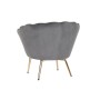 Siège DKD Home Decor Gris Doré Métal 85 x 85 x 91 cm de DKD Home Decor, Chaises - Réf : S3052842, Prix : 191,03 €, Remise : %