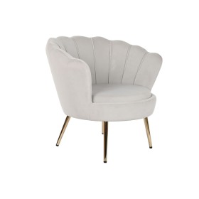 Siège DKD Home Decor Crème Doré Velours Métal 85 x 85 x 81 cm de DKD Home Decor, Chaises - Réf : S3052843, Prix : 232,70 €, R...