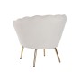 Butaca DKD Home Decor Crema Dorado Terciopelo Metal 85 x 85 x 81 cm de DKD Home Decor, Sillas - Ref: S3052843, Precio: 232,70...