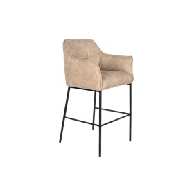 Stool DKD Home Decor Black Beige Metal 59 x 60 x 107 cm by DKD Home Decor, Barstools - Ref: S3052855, Price: 191,86 €, Discou...