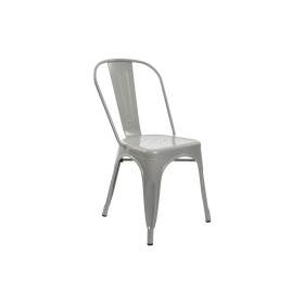 Chaise DKD Home Decor Gris Métal 53 x 45 x 85 cm de DKD Home Decor, Chaises - Réf : S3052878, Prix : 52,44 €, Remise : %