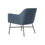 Sillón DKD Home Decor Azul Negro Metal 66 x 62 x 75 cm de DKD Home Decor, Sillas - Ref: S3052892, Precio: 165,42 €, Descuento: %