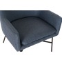 Sillón DKD Home Decor Azul Negro Metal 66 x 62 x 75 cm de DKD Home Decor, Sillas - Ref: S3052892, Precio: 165,42 €, Descuento: %