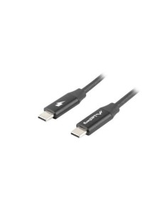 USB A to USB C Cable LINDY 36910 50 cm Black | Tienda24 Tienda24.eu