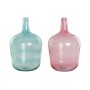 Vase DKD Home Decor Vert Rose Verre trempé 25 x 25 x 40 cm (2 Unités) de DKD Home Decor, Vases - Réf : S3052907, Prix : 45,71...