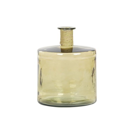 Vase DKD Home Decor Ambre Corde Verre trempé 35 x 35 x 45 cm | Tienda24 - Global Online Shop Tienda24.eu