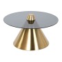 Beistelltisch DKD Home Decor Schwarz Gold Metall Kristall 60 x 60 x 30 cm | Tienda24 - Global Online Shop Tienda24.eu