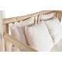 Lit de jardin DKD Home Decor Blanc Naturel 200 x 180 x 200 cm de DKD Home Decor, Bains de soleil - Réf : S3052990, Prix : 1,0...