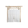 Lit de jardin DKD Home Decor Blanc Naturel 200 x 180 x 200 cm de DKD Home Decor, Bains de soleil - Réf : S3052990, Prix : 1,0...