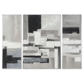 Jeu de 3 tableaux DKD Home Decor Abstrait Moderne 140 x 3,5 x 100 cm de DKD Home Decor, Impressions sur toile - Réf : S305300...