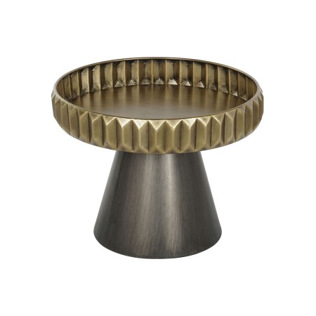 Mesa de apoio DKD Home Decor Preto Dourado Metal 60 x 60 x 48 cm de DKD Home Decor, Jogos de móveis - Ref: S3053042, Preço: 1...