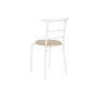 Ensemble Table + 4 Chaises DKD Home Decor Blanc Naturel Métal Bois MDF 121 x 55 x 78 cm de DKD Home Decor, Tables - Réf : S30...