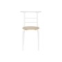 Ensemble Table + 4 Chaises DKD Home Decor Blanc Naturel Métal Bois MDF 121 x 55 x 78 cm de DKD Home Decor, Tables - Réf : S30...