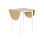 Ensemble Table + 4 Chaises DKD Home Decor Blanc Naturel Métal Bois MDF 121 x 55 x 78 cm de DKD Home Decor, Tables - Réf : S30...